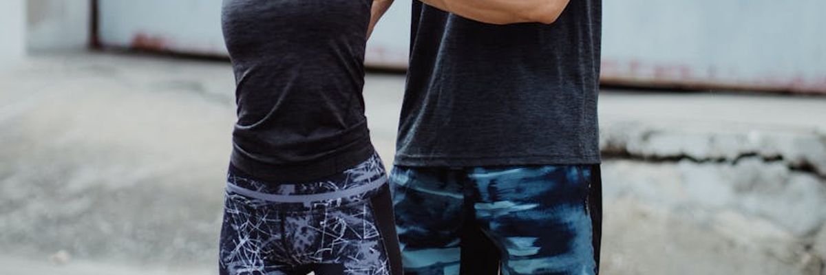 Various people enjoying outdoor physical activity